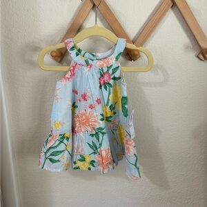 Old Navy Floral Kids Dress - Light Blue, Pink, Yellow